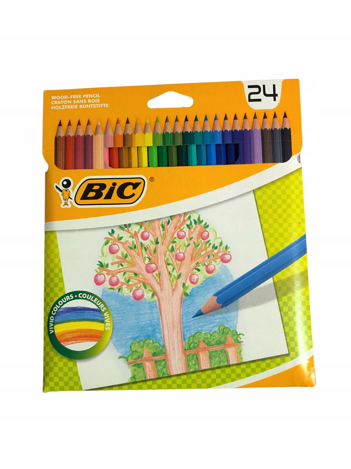 Kredki ołówkowe BIC Kredki Drewniane 24 szt