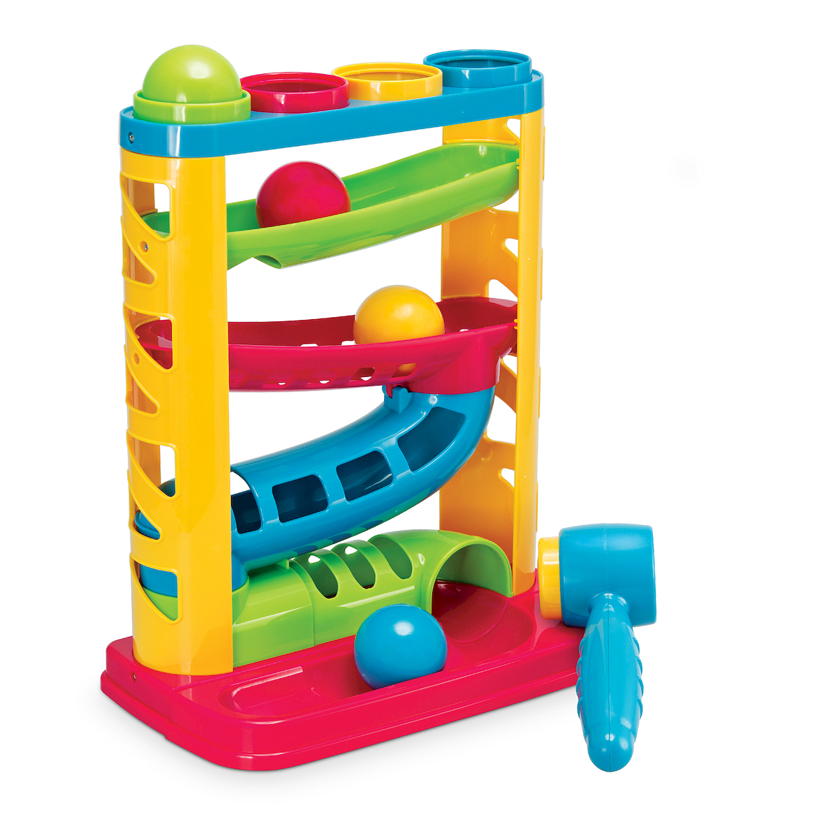 *SMILY ZJEŻDZALNIA z piłeczkami, plast.sensor,12m+