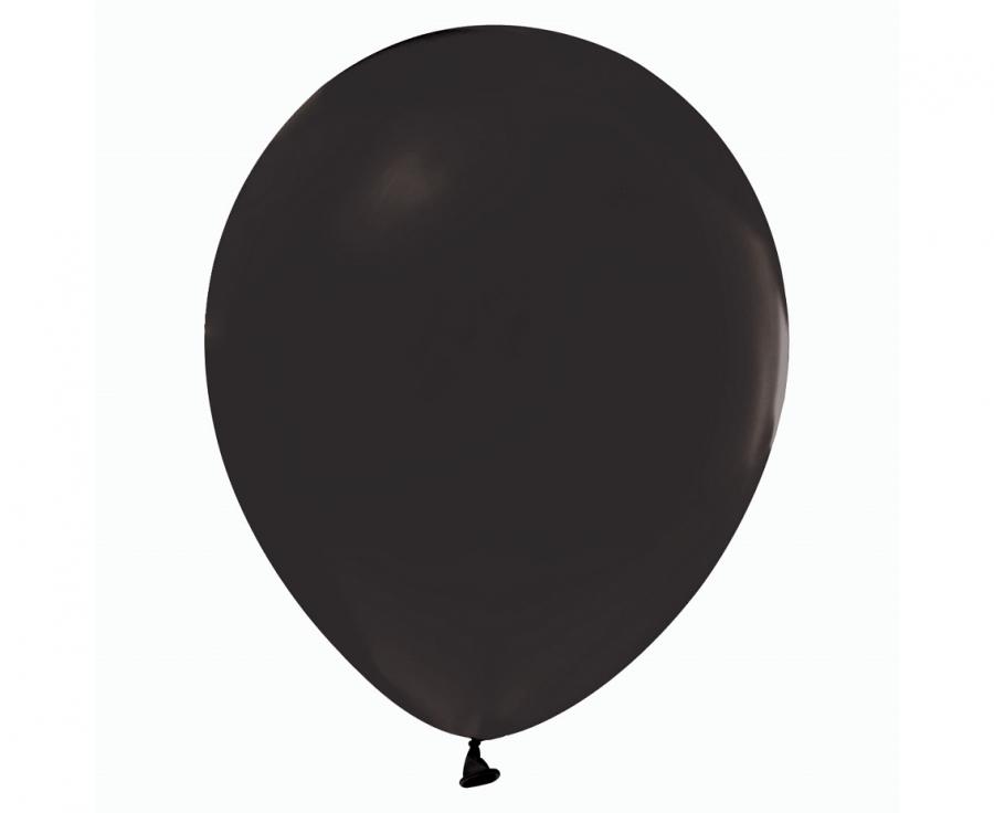 Balony Beauty&amp;Charm, pastelowe czarne 12″/ 10 szt.