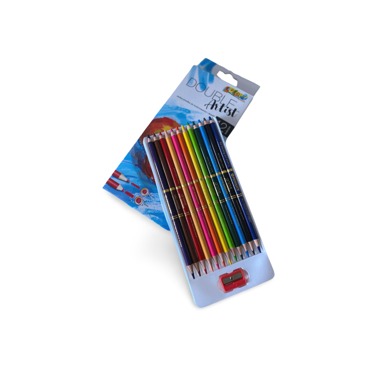 Kredki Dwustronne Double Artist – Twóje Nowe Wszechstronne Narzędzie Twórcze!