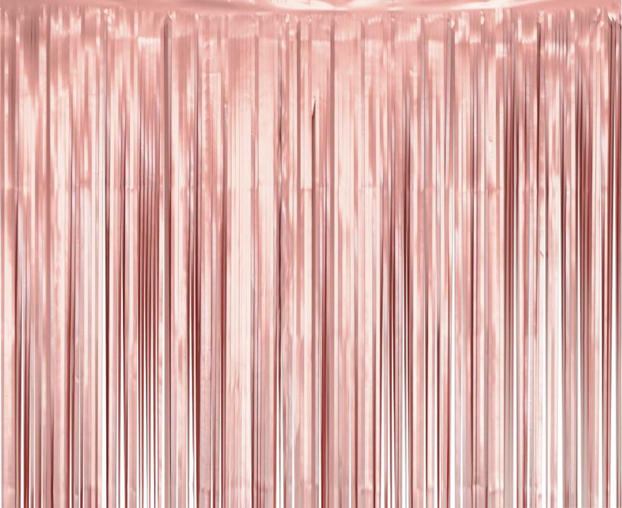 Kurtyna matowa B&amp;C różowo-złota, 100×200 cm