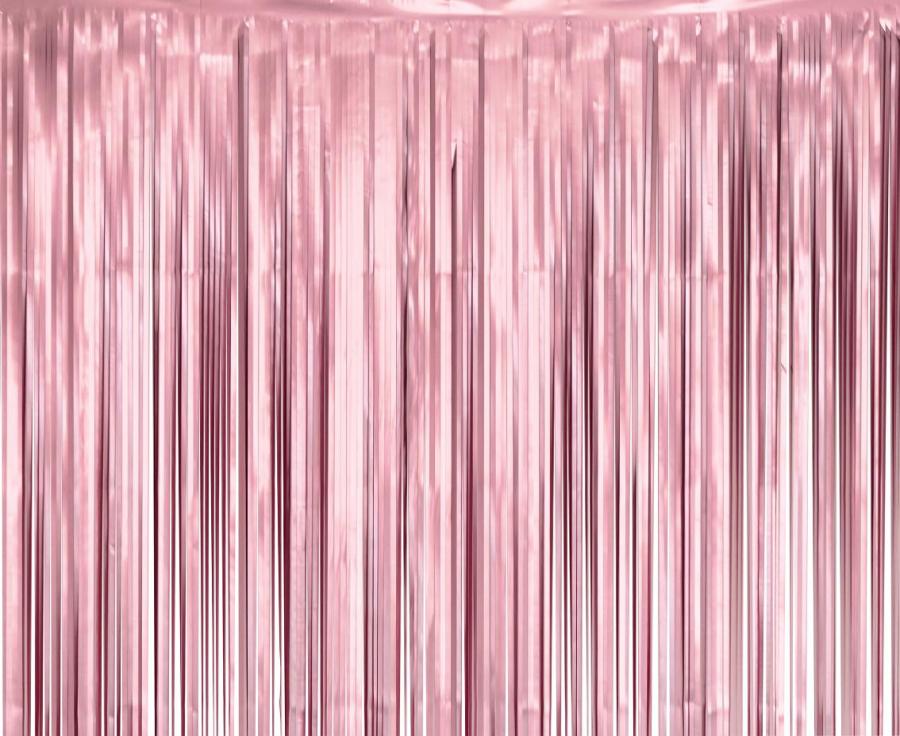 Kurtyna matowa B&amp;C różowa, 100×200 cm