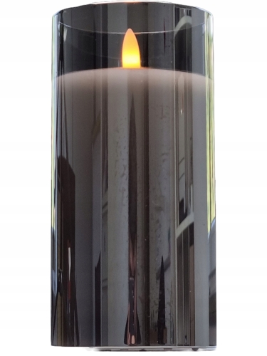 Szklana świeca LED na baterie (19 cm. )