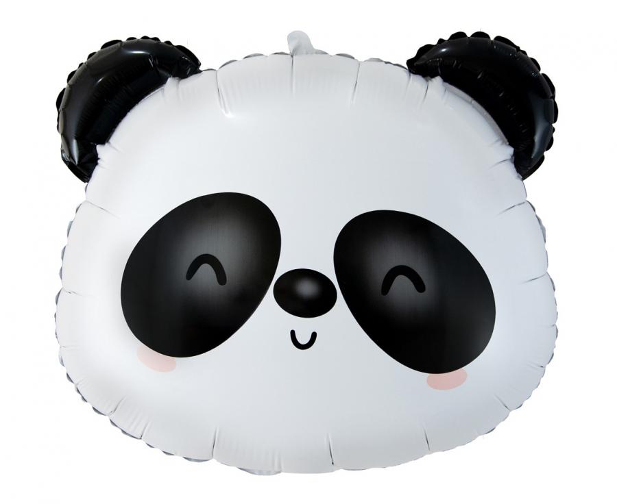Balon foliowy Panda, 43×37 cm (głowa)