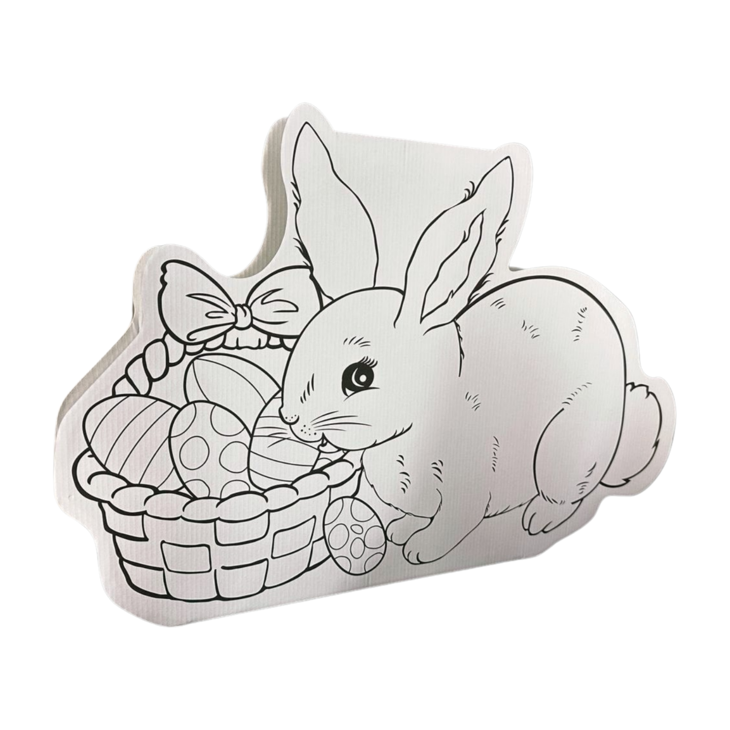 Zając Kolorowanka 3D – Dekoracja i Zabawa Edukacyjna