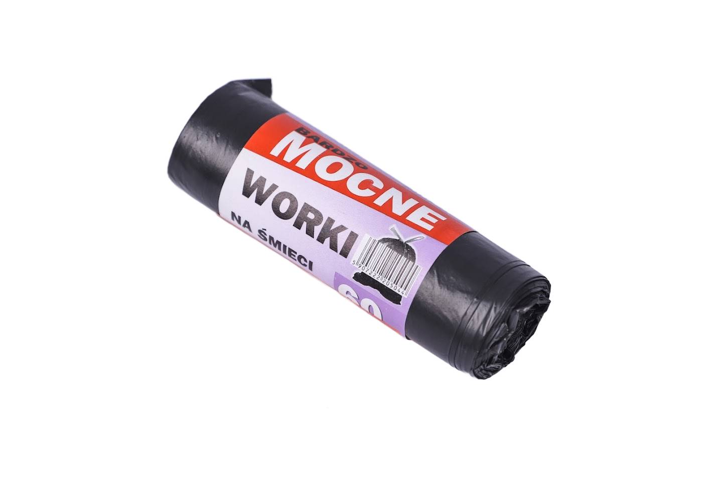 CZARNE WORKI NA ŚMIECI 60L 10SZT MOCNE