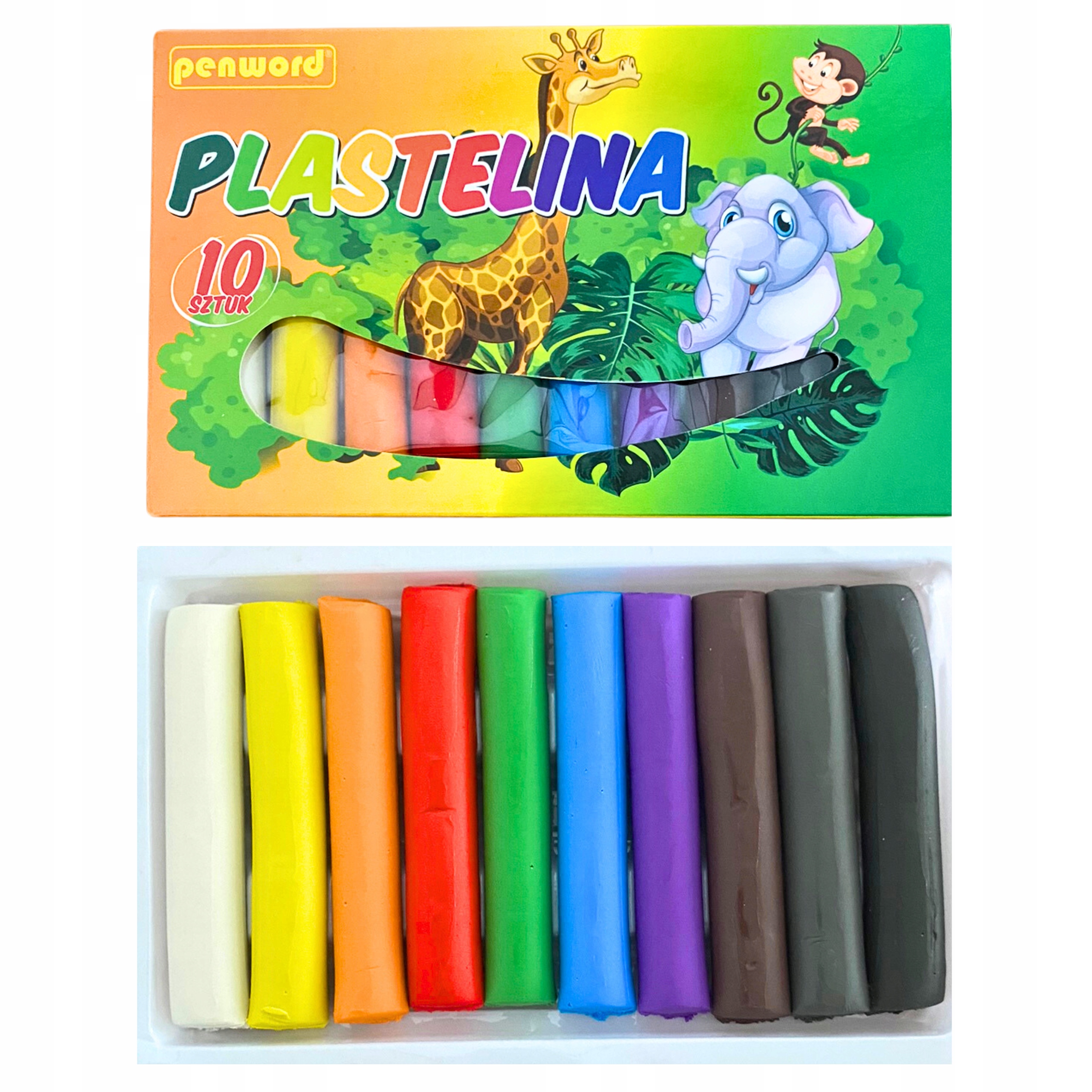 Plastelina 12 kolorów PENWORD