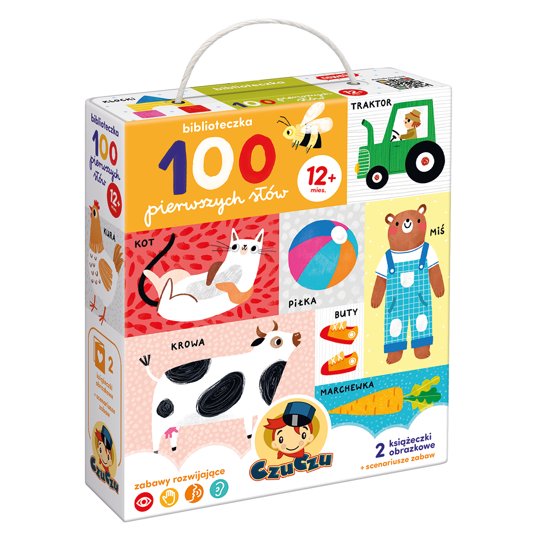 CZUCZU Biblioteczka 100 pierwszych słów 1+