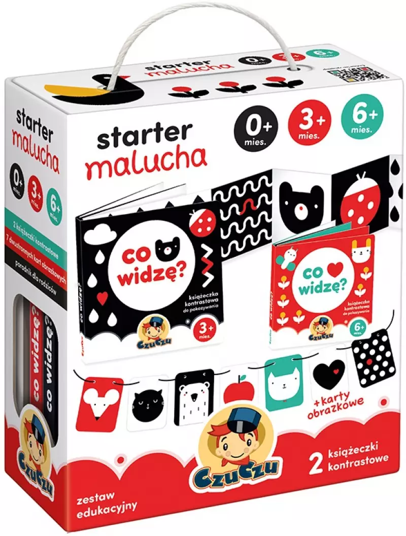 CZUCZU STARTER MALUCHA, co widzę, 0+,3+,6+ m