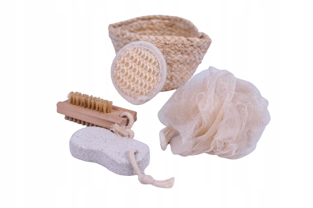 ZESTAW DO PIELĘGNACJI SPA PUMEKS SZCZOTKA GĄBKA