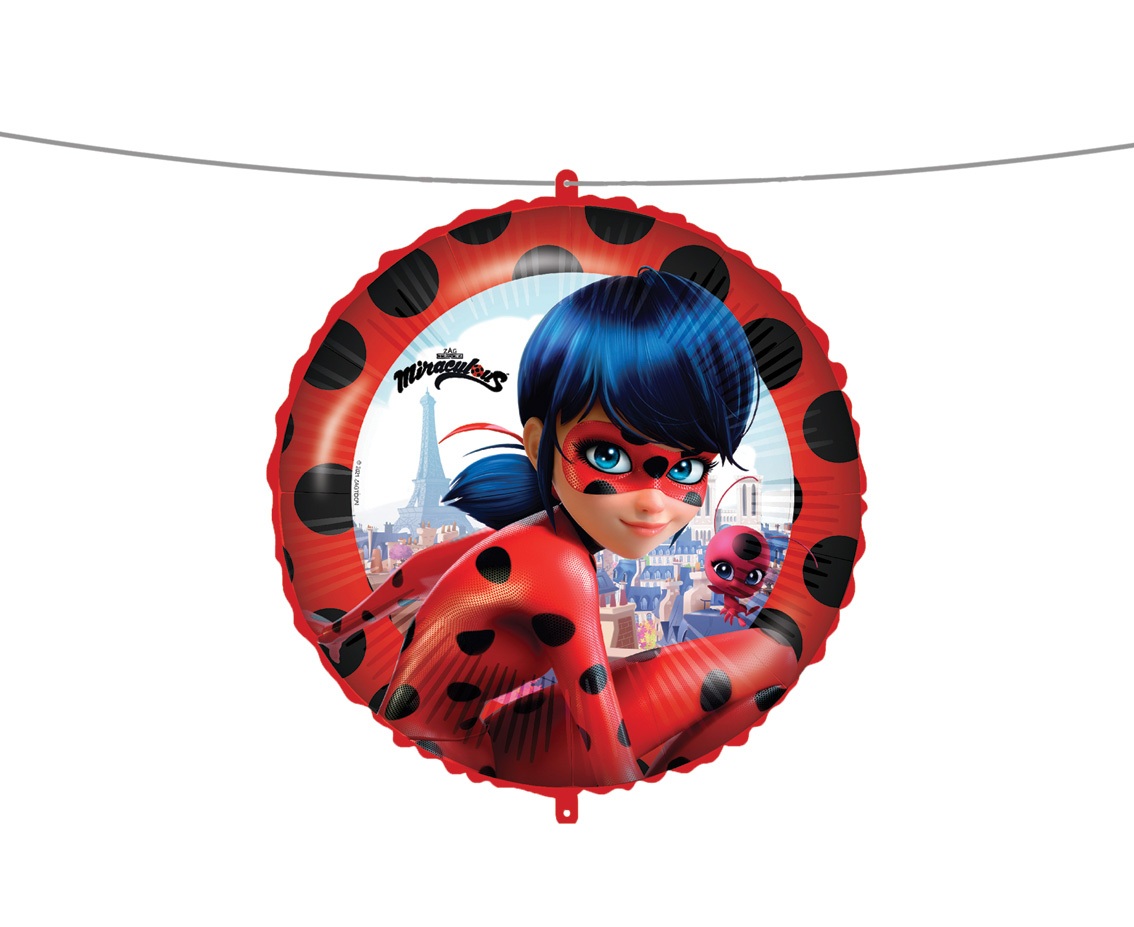 Balon foliowy 18″, „Miraculous Ladybug”