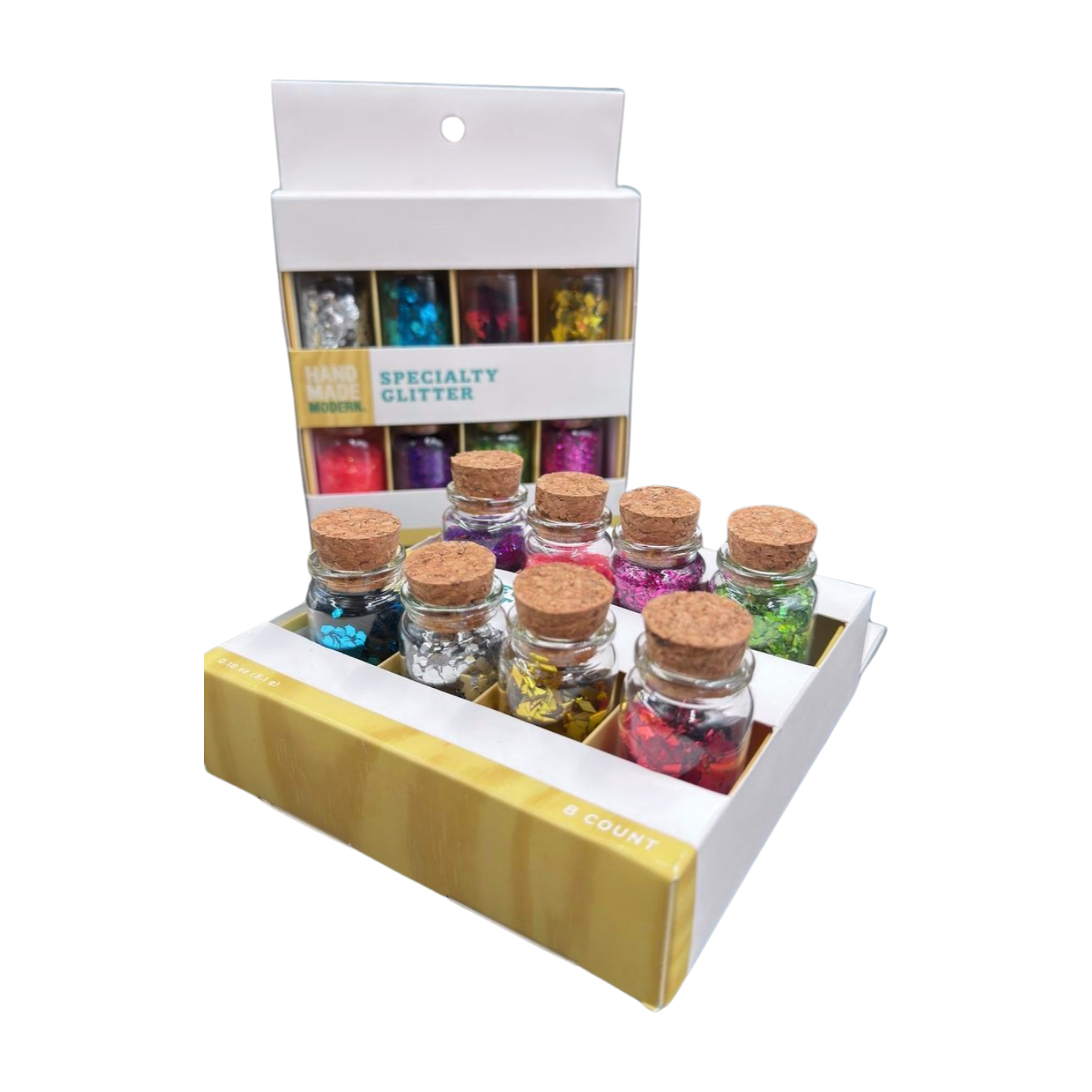 Brokat sypki dekoracyjny  Zestaw 8 kolorów