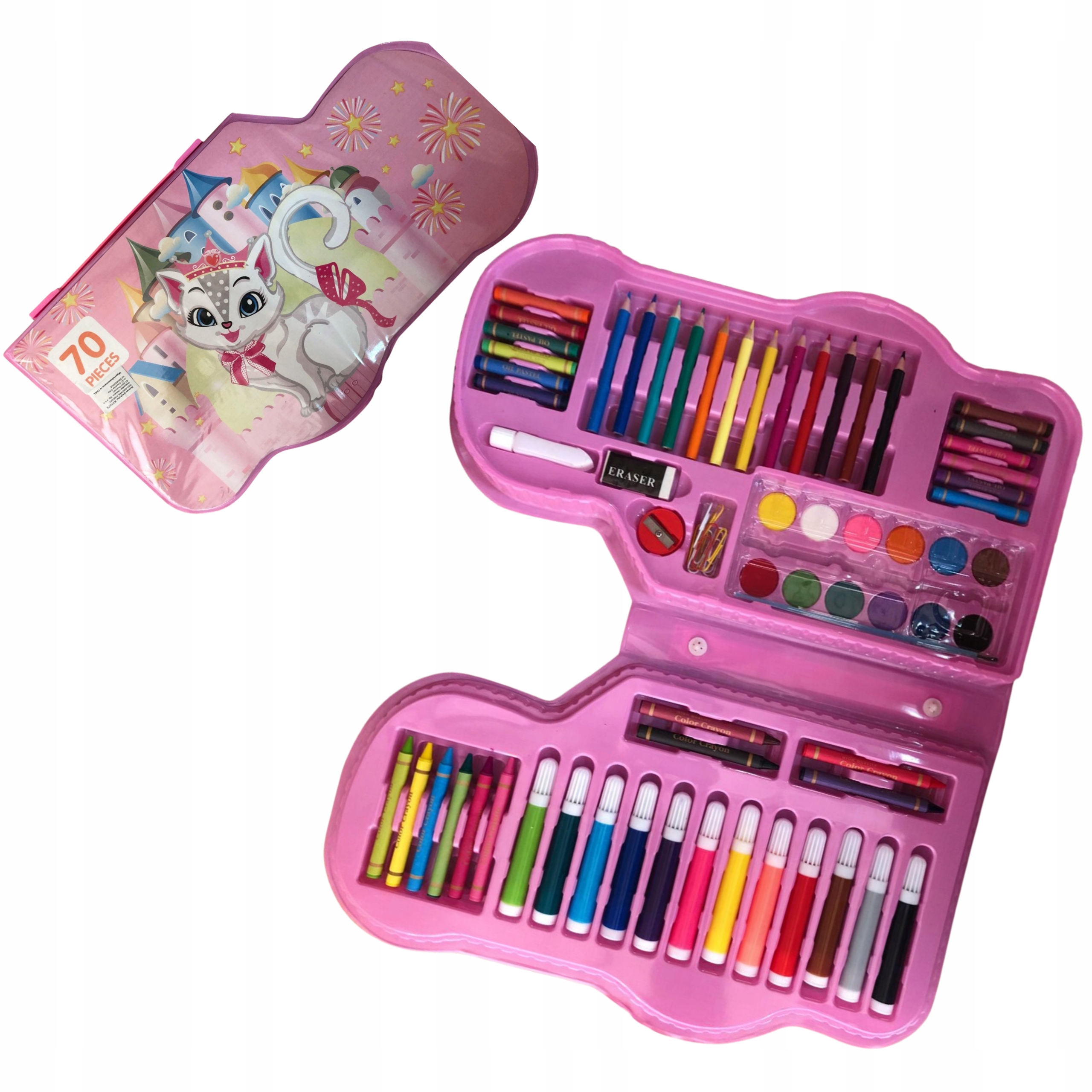 KREDKI ZESTAW ARTYSTYCZNY 70 EL WALIZKA Niebieska