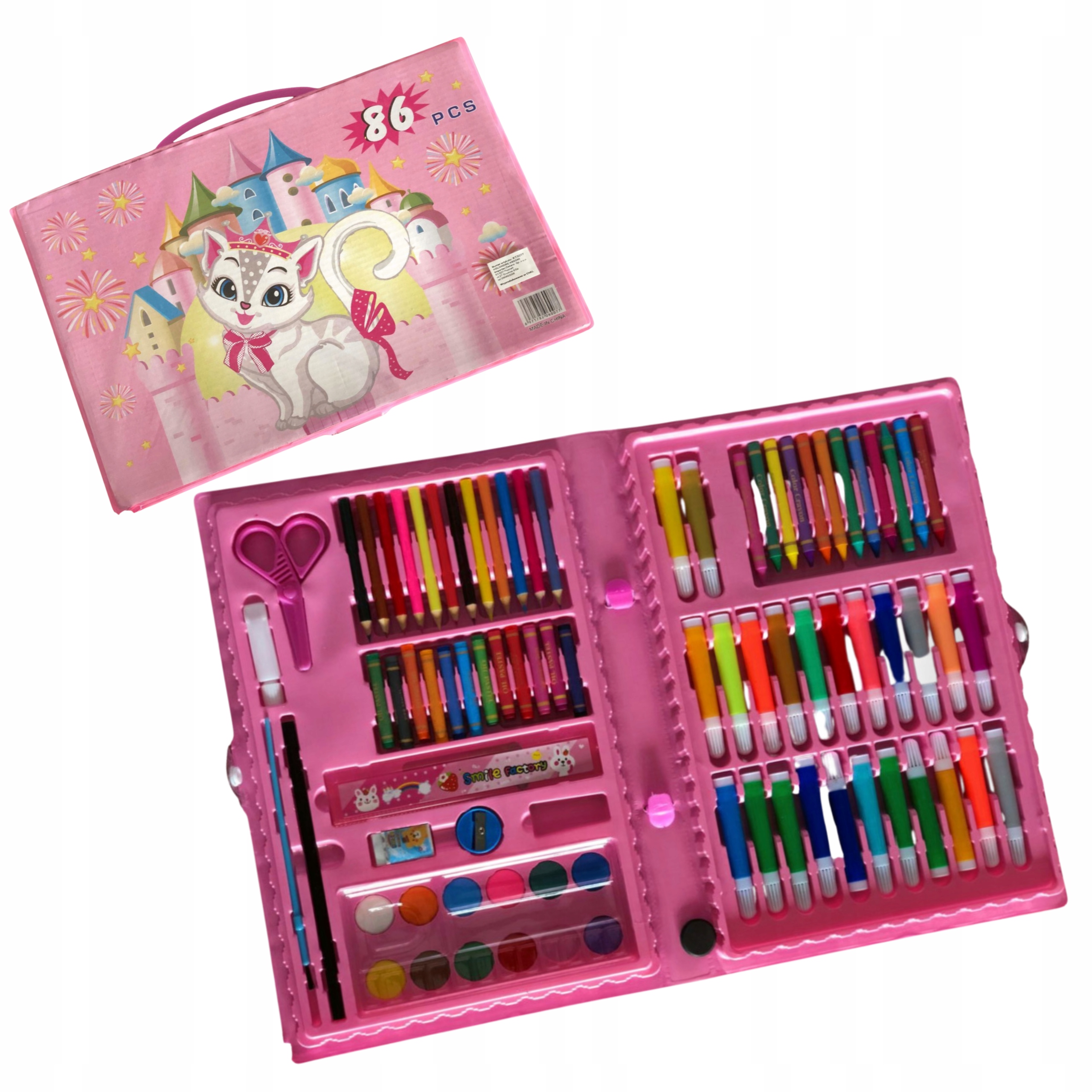 KREDKI ZESTAW ARTYSTYCZNY 86 Walizka Kids Painting Set