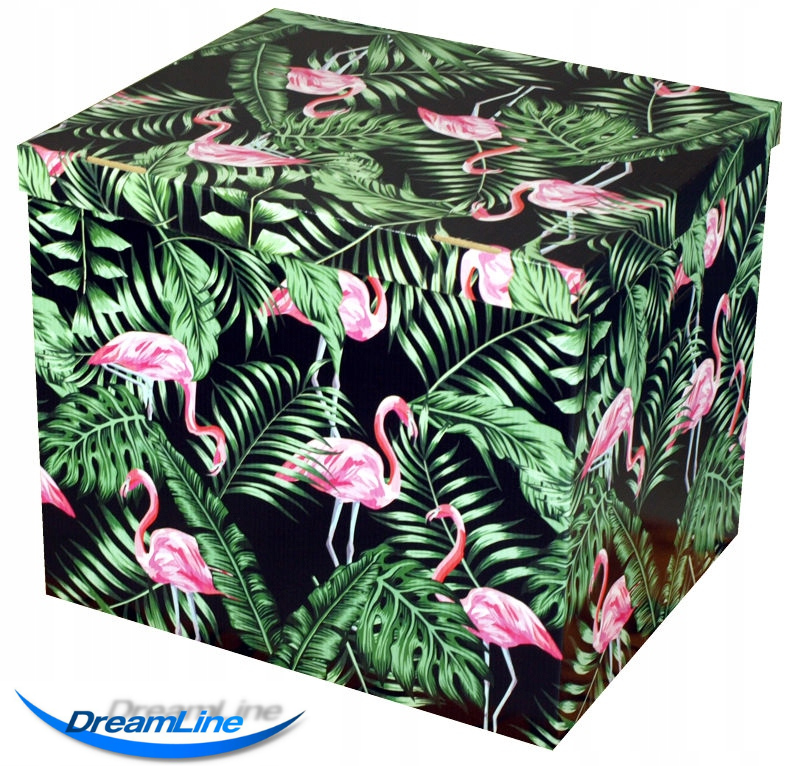 Pudełko dekoracyjno-porządkowe FLAMINGI 30x18x19cm