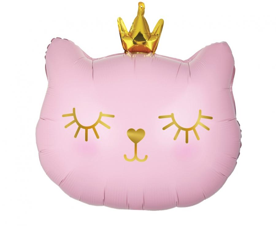 Balon foliowy Kotek, 42×39,5 cm