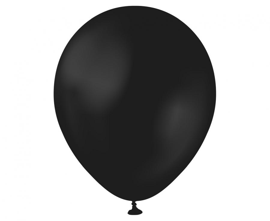 Balony Beauty&Charm, pastelowe czarne 5″/ 20 szt.